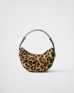 Prada Arqué printed leather shoulder bag