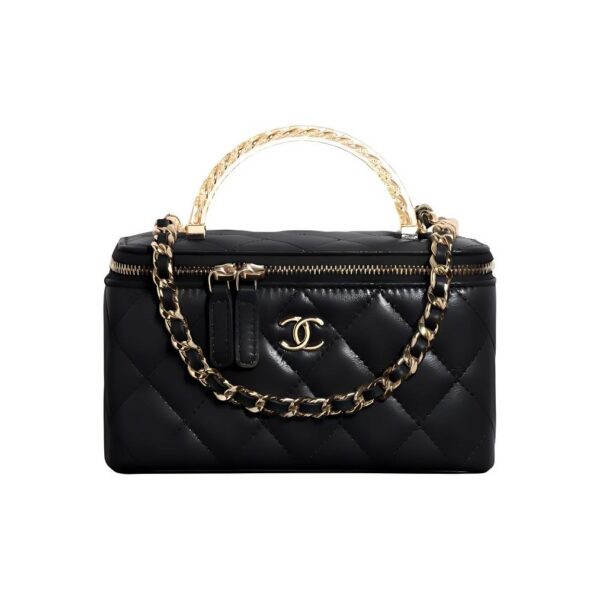 CHANEL 24S BOX WITH ACRYLIC TOP HANDLE
