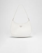 Prada Cleo Glossy Leather Shoulder Bag