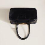 Beau Leather Handbag black color