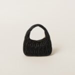 Wander Matelassé Soft Lamb Nappa Small Crescent Moon Bag