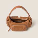 Pocket Nappa Leather Pouch caramel color