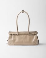 Prada Bonnie Medium Leather Handbag Lilac