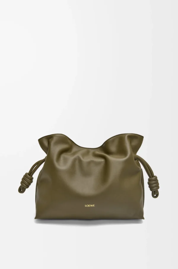 Medium Flamenco clutch in nappa calfskin