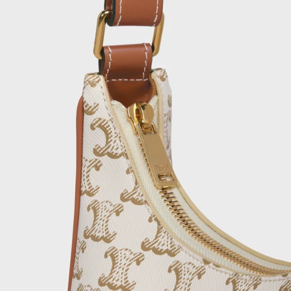 AVA BAG IN TRIOMPHE CANVAS AND CALFSKIN