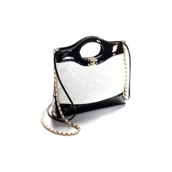 CHANEL 31 MINI SHOPPING BAG PATENT CALFSKIN