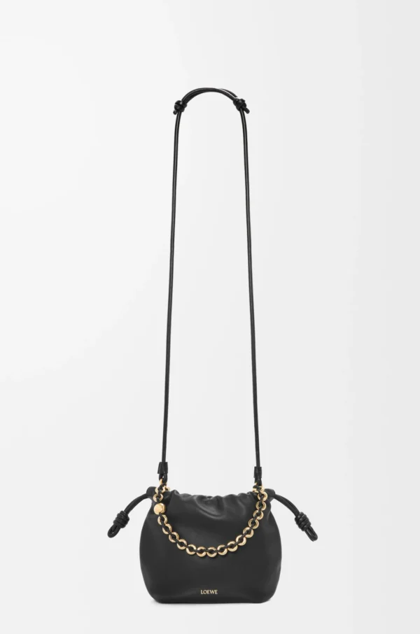 Mini Flamenco purse in mellow nappa lambskin