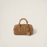 Arcadie Matelassé Small Soft Lamb Leather Handbag