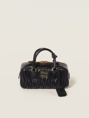 Arcadie Matelassé Small Soft Lamb Leather Handbag