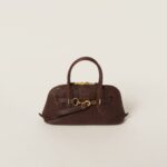 Aventure Nappa Large Leather Handbag Shrubby Oak Color