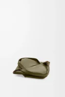 Mini Puzzle Fold tote in shiny calfskin