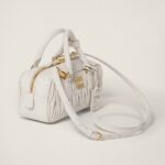Arcadie Matelassé Small Soft Lamb Leather Handbag