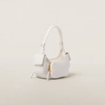 Soft Lamb Nappa Pouch White