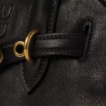 Aventure Nappa Leather Handbag Black