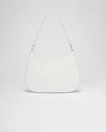 Prada Cleo Glossy Leather Shoulder Bag