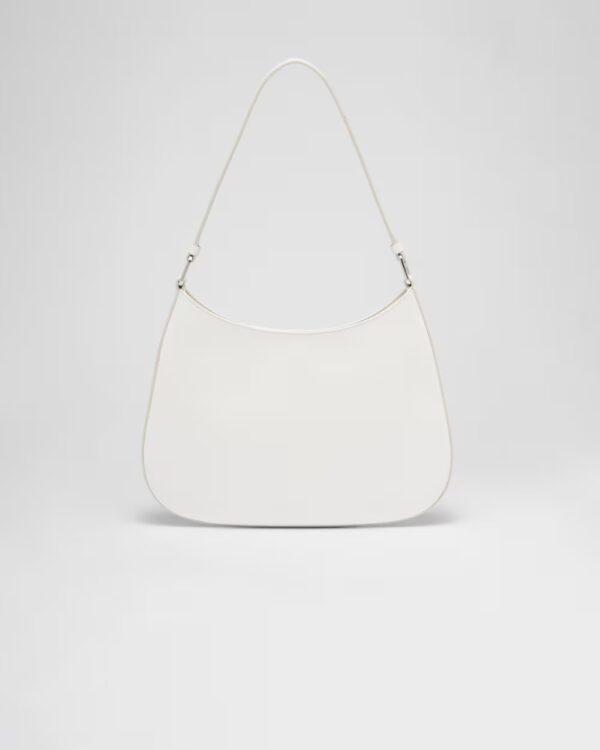 Prada Cleo Glossy Leather Shoulder Bag