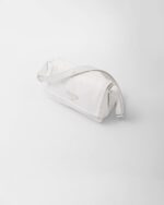 Small-filled Re-Nylon shoulder bag white