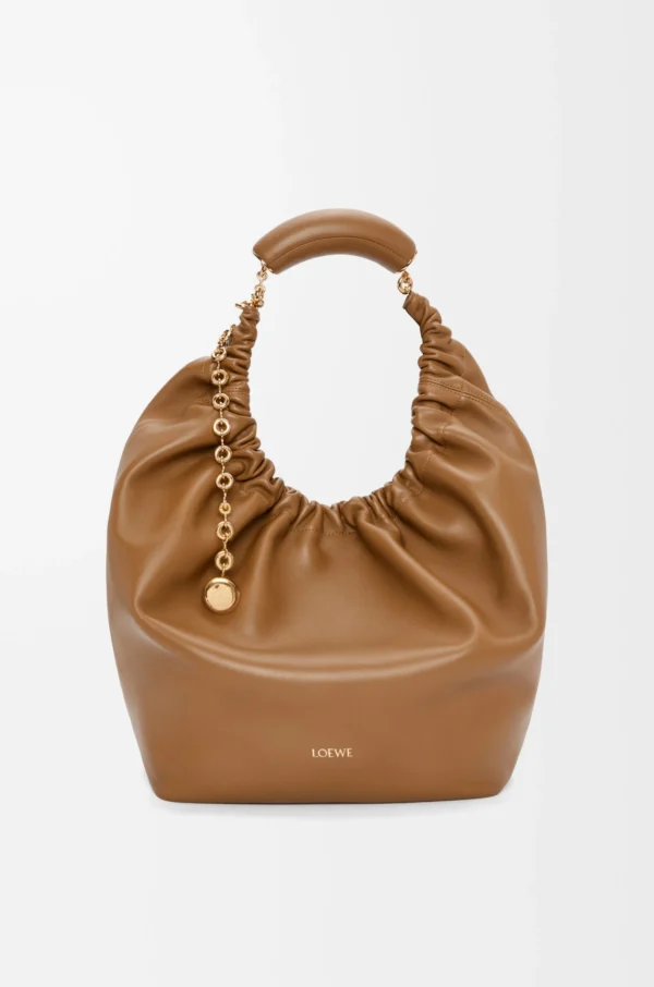 Medium Squeeze bag in mellow nappa lambskin