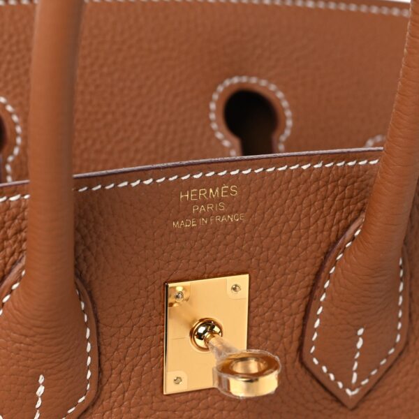 Togo Birkin 25 Gold