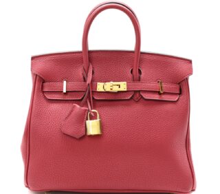 Togo Birkin 25 Rouge Grenat